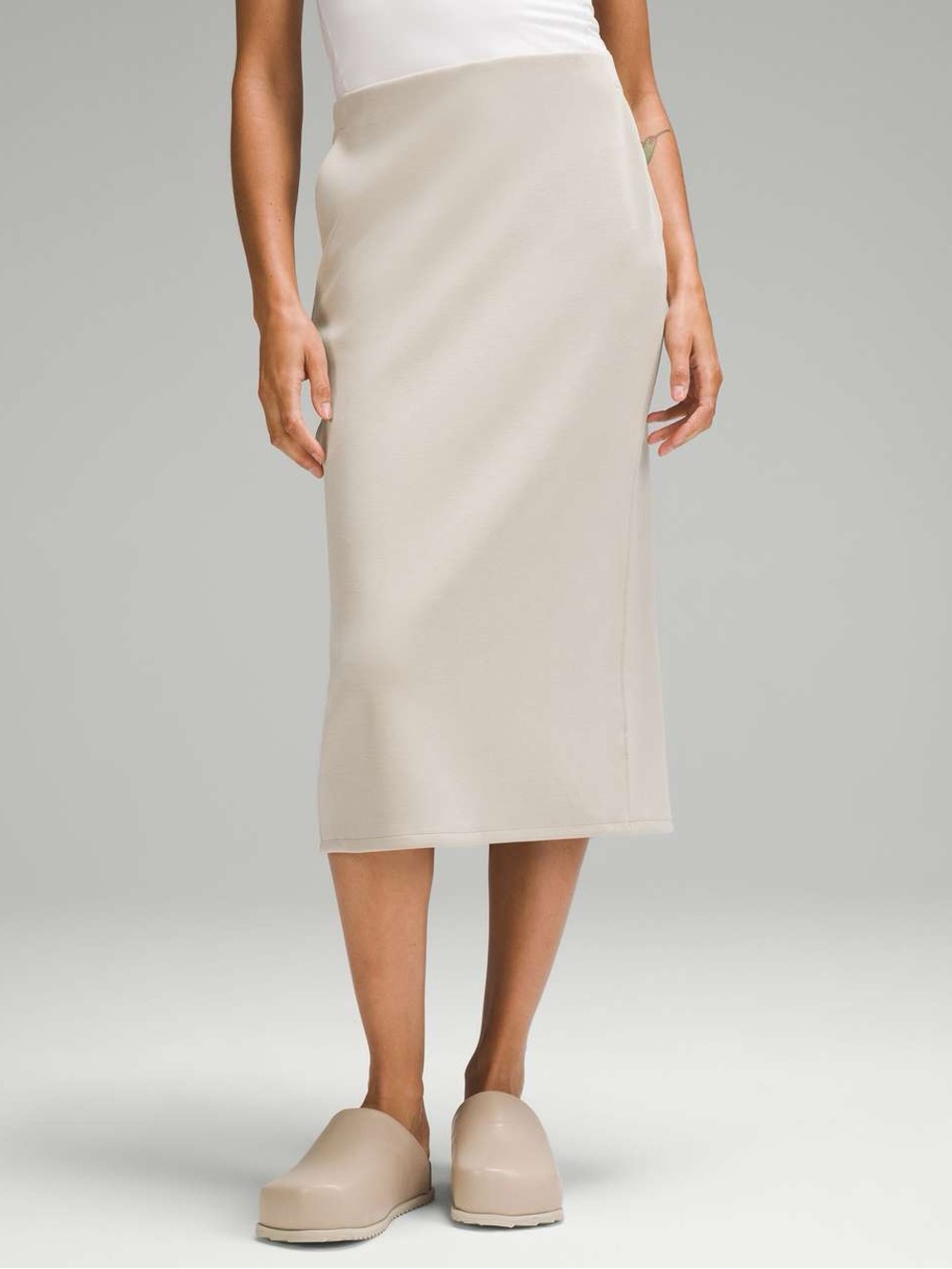 Lululemon Softstreme High Rise Midi Skirt